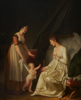 Marguerite Gérard, The Nursing Mother (La Mère nourrice), 1804, Oil on canvas.
