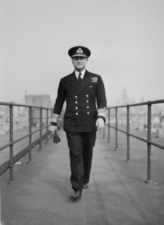 Operation Overlord (the Normandy Landings)- D-day 6 June 1944- Personalities Admiral Sir Bertram Ramsay KCB MVO Allied Naval Commander-in-Chief of the Expeditionary Forces, photographed at his London ...