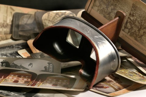Stereograph and stereoscopic cards