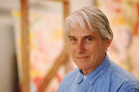 Portrait of abstract expressionist painter Willem de Kooning in his studio in 1965.