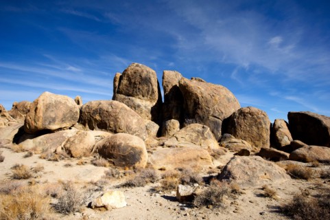 The Alabama Hills near Lone Pine, California, scene of many western movies