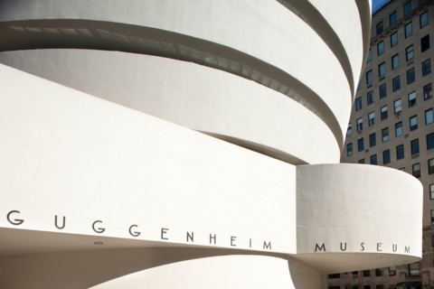 ROTUNDA SOLOMON GUGGENHEIM MUSEUM (©FRANK LLOYD WRIGHT 1959) FIFTH AVENUE MANHATTAN NEW YORK CITY USA