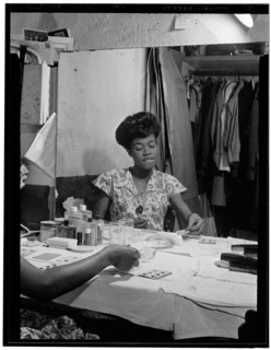 [Portrait of Sarah Vaughan, Café Society (Downtown), New York, N.Y., ca. Sept. 1946] (LOC)