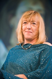 Jody Williams landmine campaigner and Nobel Prize winner speaking about her work and new memoir at Hay Festival 2013