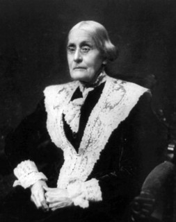 Suffragist Susan B. Anthony.