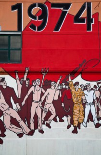 Revolutionary graffiti in Lisbon