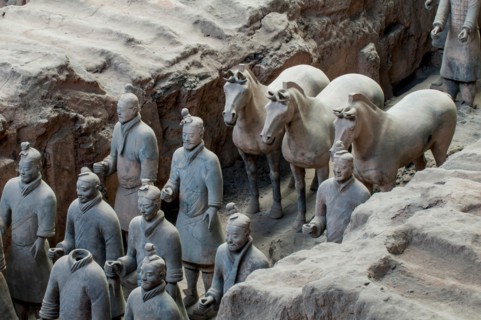 Terracotta Warriors Museum, Xian, Shaanxi, China, Asia