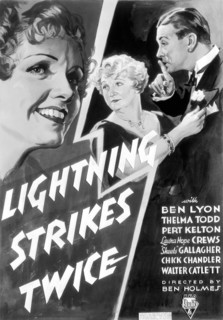 RELEASE DATE: December 7, 1934. MOVIE TITLE: Lightning Strikes Twice. STUDIO: RKO Radio Pictures. PLOT: A crazed gunman fires a shot. As officer Casey reports the assumed murder to headquarters anothe...