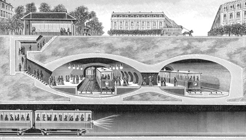 Metropolitan Railway Station, Exposition Universelle, World Fair, 1900, Paris