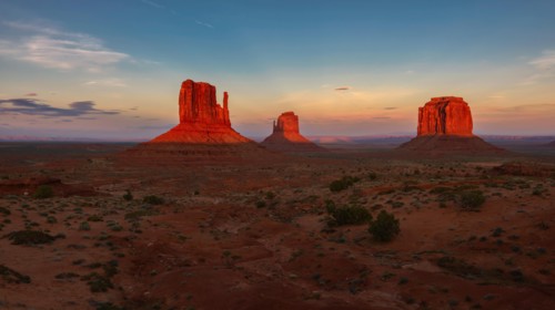 Monument Valley at sunrise