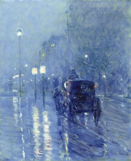 Childe Hassam
Ecole américaine
Rainy Midnight
1895-1899
Huile sur toile (54 x 46,4