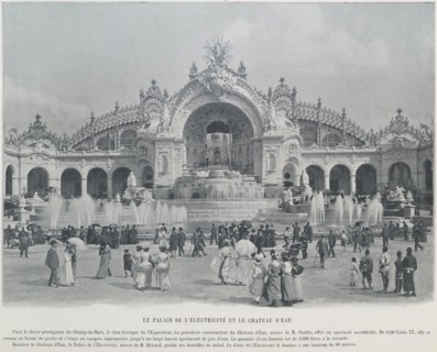 Le palais de l'électricité et le Château d'eau, Exposition universelle 1900
