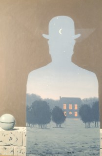 l'heureux donateur, the happy donor, rené magritte, 1966
