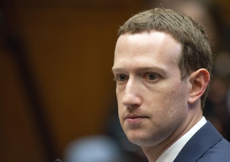 April 11, 2018 - Washington, District of Columbia, United States of America - Mark Zuckerberg, Co-Founder and CEO of Facebook, testifies before a meeting of the United States House Committee on Energy...