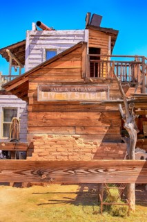 Cowboy Film set building at the Old Tucson Film Studios amusement park in Arizona