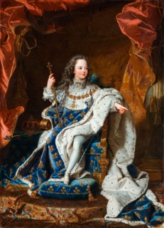 Louis XV of France (1710–1774), as a child, portrait painting after Hyacinthe Rigaud, circa 1716-1724