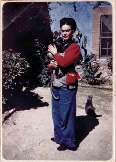 Frida Kahlo de Rivera (1907-1954), famous Mexican painter