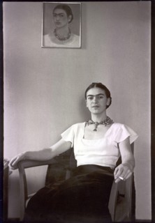 Frida Kahlo de Rivera (1907-1954), famous Mexican painter