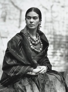 Frida Kahlo de Rivera (1907-1954), famous Mexican painter