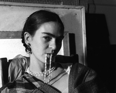 Frida Kahlo de Rivera (1907-1954), famous Mexican painter