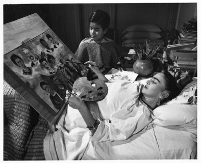 Frida Kahlo de Rivera (1907-1954), famous Mexican painter