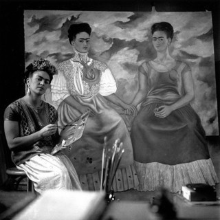 Frida Kahlo de Rivera (1907-1954), famous Mexican painter