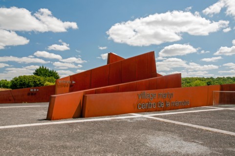Oradour-sur-Glane Memorial and visitor centre near Limoges, Haute-Vienne (87), Nouvelle- Aquitaine region, France. The inhabitants were murdered by th