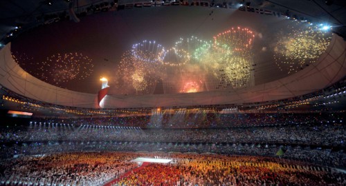 OLYMPIC GAMES BEIJING 2008.  THE OPENING CEREMONY. PICTURE DAVID ASHDOWN