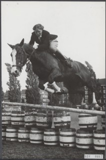 royal house, princesses, equestrian, Irene, princess, july 7, 1956, royal house, equestrian, princesses, The Netherlands, 20th century press agency photo, news to remember, documentary, historic photo...