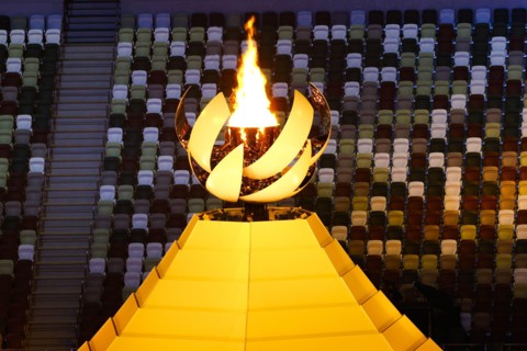 Ambiance, illustration during the Olympic Games Tokyo 2020, Opening Ceremony on July 23, 2021 at Olympic Stadium in Tokyo, Japan - Photo Kanami Yoshimura / Photo Kishimoto / DPPI / LiveMedia