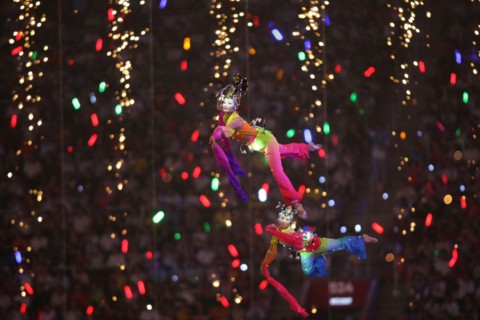 opening ceremony   Eršffnungsfeier im Olympiastadion Olympische Sommerspiele 2008 in Peking olympic summer games in Beijing 2008 Stadium of the opening ceremony of the winter olympic games 2022 Na...