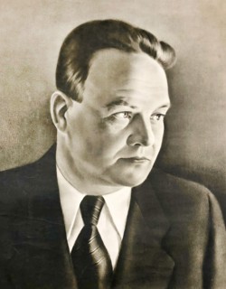 Photo portrait of Maurice Thorez (1900 - 1964). Maurice Thorez was a French politician and longtime leader of the French Communist Party from 1930 until his death. He also served as Deputy Prime Minis...