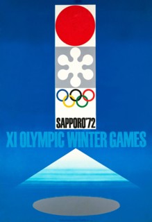 VINTAGE 1972 Winter Olympics Poster
XI Winter Games, Sapporo 72
Kono TAKASHI
1972