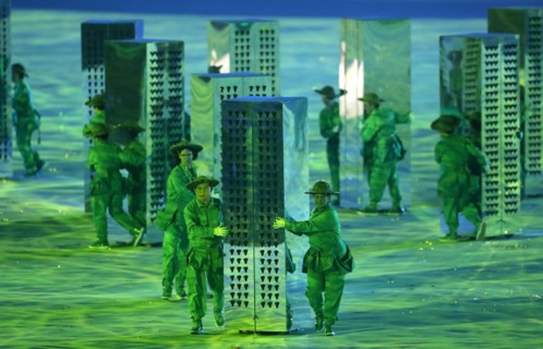 05.08.2016. Brazil, Rio de Janeiro - The formal opening ceremony of Olympic Games Rio 2016 on the stadium Maracana.Photo: Igor Kralj/PIXSELL