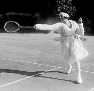 Suzanne Lenglen. Portrait of the French tennis player and inaugural world No 1, Suzanne Rachel Flore Lenglen (1899-1938) in 1920