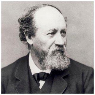 Eugène Boudin. Portrait photograph of the French painter Eugène Louis Boudin (1824-1898) by Pierre Petit (1832-1909), before 1898