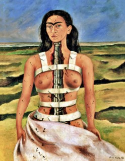 The Broken Column, 1944 (Painting) by Artist Kahlo, Frida (1907-54)  Mexican.