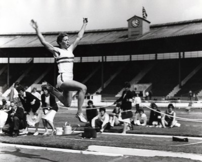 MARY RAND UK track and field athlete in 1964 the year she achived an Olympic world long-jump record of 6.76m