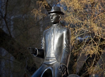 Prague - Franz Kafka monument