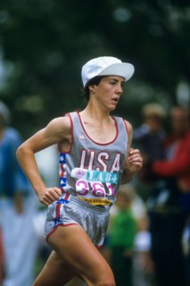 Joan Benoit (USA) Women's Marathon Gold, 1984 Olympic Summer Games