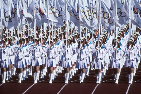 Opening Ceremonies at the1988 Olympic Summer Games, Seoul Korea.