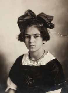 Frida Kahlo as a young girl, 1919