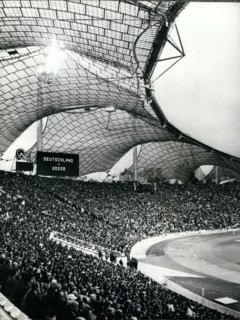 May 05, 1972 - 80,000 pack the Olympic stadium - for soccer match: The Olympic Stadium was formally opened with a soccer match between West Germany and the Soviet Union, providing the first ''acid tes...