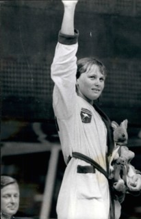 Aug. 31, 1972 - August 31st 1972 Olympic Games in Munich. Photo Shows: Shane Gould of Australia, on the rostrum after winning the Women's 200 Metres Individual Medley Final at the Munich Olympic Games...