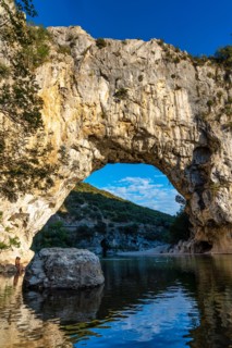 Pont D'Arc, rock arch over the Ardeche River in France