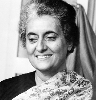 India: Indira Gandhi (1917-1984), Prime Minister of India for four consecutive terms, 1966-1984.

Indira Priyadarshini Gandhi (19 November 1917 – 31 October 1984) was the Prime Minister of the Republi...