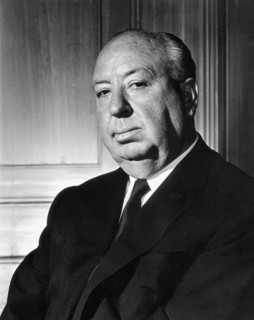 Publicity photo of film and television director Alfred Hitchcock  during his anthology television series "Alfred Hitchcock Presents" 1962 CBS. File Reference # 34000-234THA