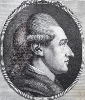 Portrait of Johann Wolfgang von Goethe.