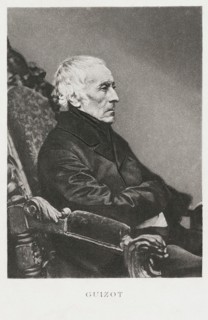 Portrait of François Guizot.François Pierre Guillaume Guizot (1787 – 1874) was a French historian, orator, and statesman.