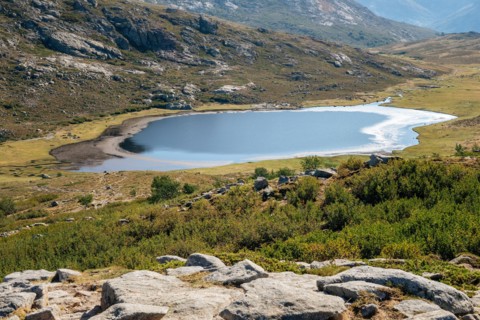 Lac de Nino between le Castel de Vergio and Manganu, GR20, Corsica, France